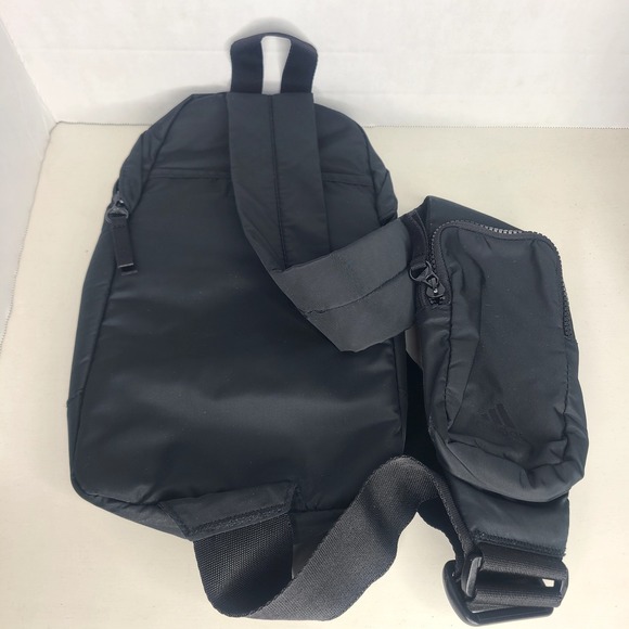 adidas Unisex Essentials 2 Small Crossbody‎ 5L Sports Sling Bag Black - Picture 3 of 6